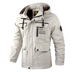 Men's Casual Parka Hooded Jacket