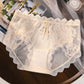 Sexy Hollow Lace Transparent Antibacterial Briefs