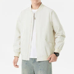 Men's Stand Collar Casual Loose Large Size Jacket