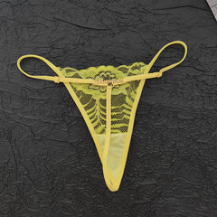 Lace Strap Sexy Low Rise Thong
