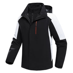 Men's New Winter Removable Hood Windproof Jacket
