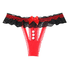 Sexy Hollow Transparent Low Waist Lace Panties