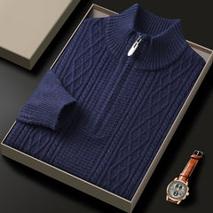 Men's Arctic Fleece Half Zipper Thickened Warm Sweater