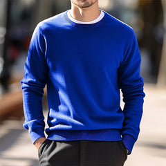 2024 New Men's Round Neck Knitted Sweater