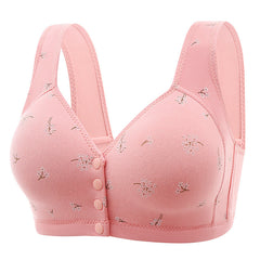 New style front button free wire bra