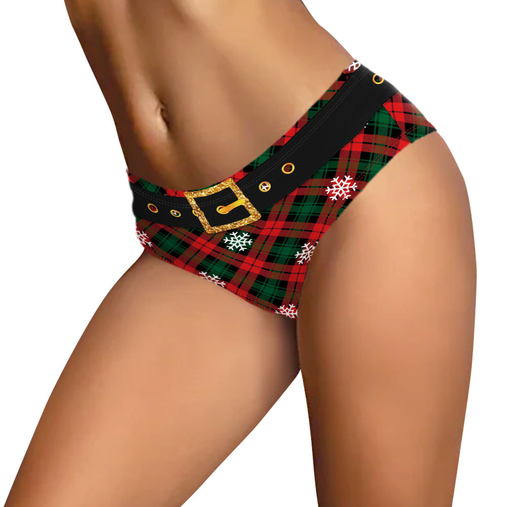 2024 Sexy Christmas Print Briefs