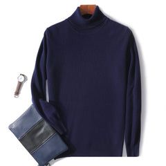 Men's Turtleneck Casual Wool Sweater