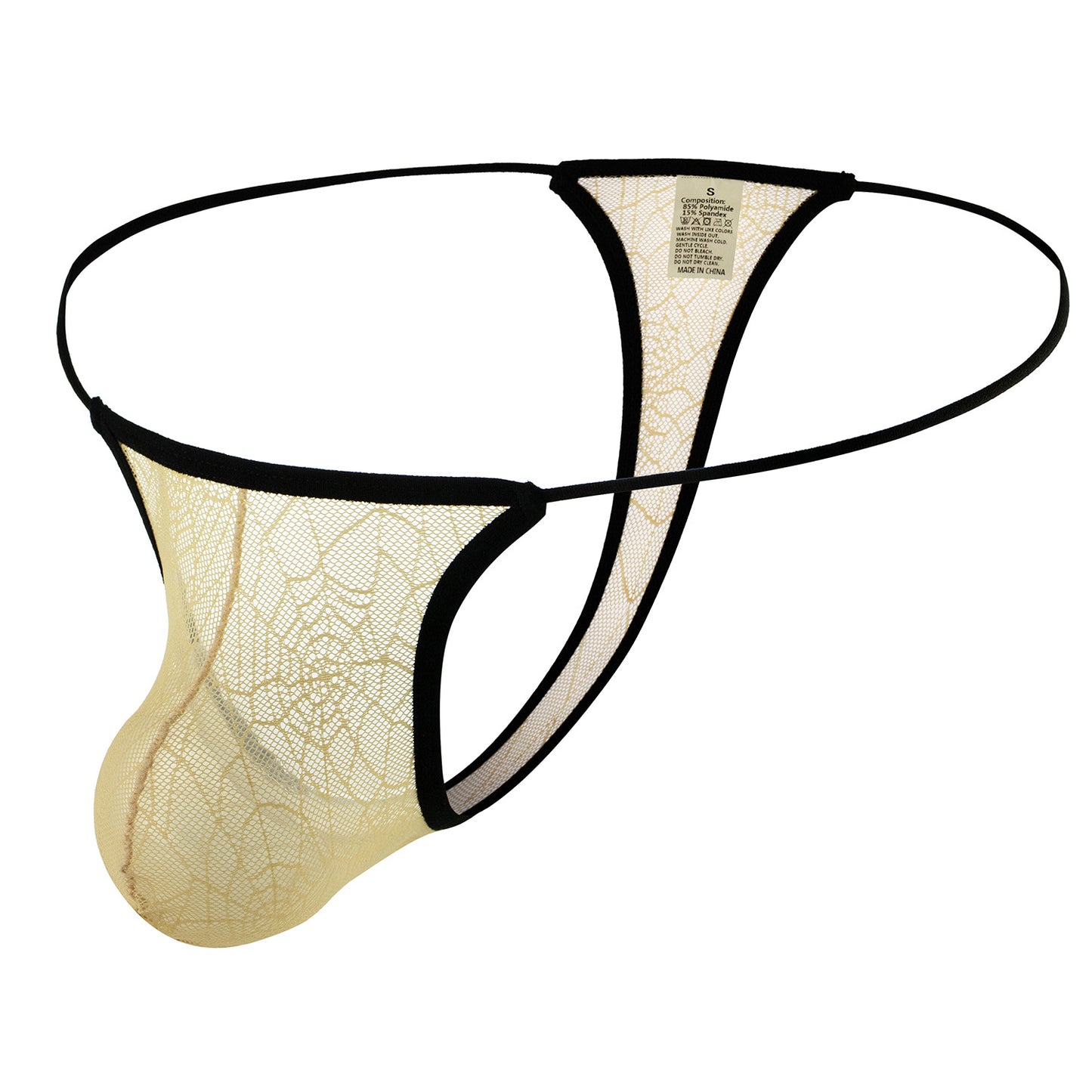 Men's Lace Pouch Thong