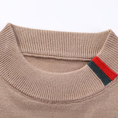 Autumn and winter half turtleneck thick sweater