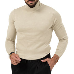 2023 New High Elastic High Collar Knitted Warm Base Cashmere Sweater
