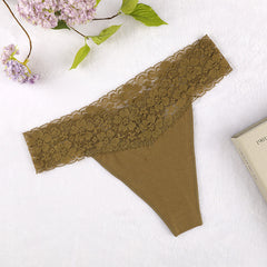 Women's Low Waist Sexy Lace Briefs