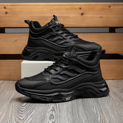 Men's Winter Plus Velvet Warm New Casual High-top Cotton Shoes All-match Thick-soled Sports Shoes