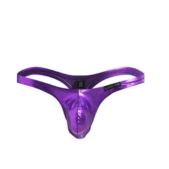 Men's Low Rise Sexy Patent Leather Thong