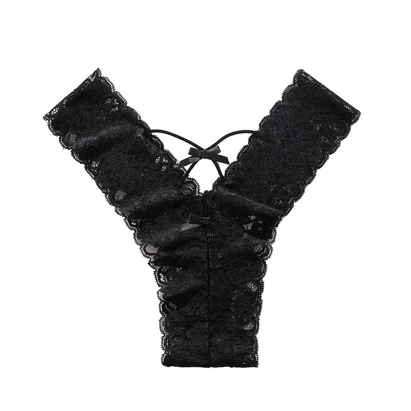 New Jacquard Seamless Lace Sexy Breathable Ultra-thin Thong