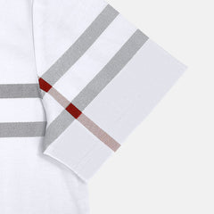 Casual Striped Lapel Business Polo Shirt
