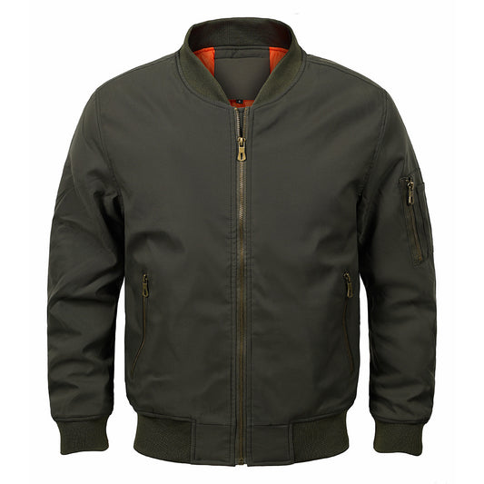 Men's Large Size Winter Warm Bomber Jacket