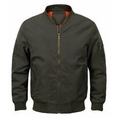Men's Large Size Winter Warm Bomber Jacket