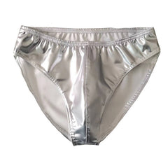 Men's Glossy PU Butt Lifting Briefs