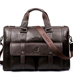 Men's Retro Casual Business Portable Cross-body Bag Briefcase