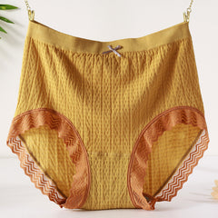 High Waist Stretch Cotton Breathable Briefs