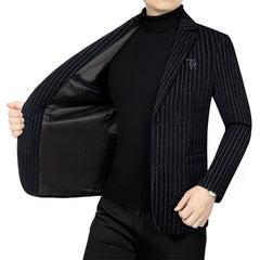 Men's casual business solid color suit jacket