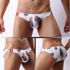 Men's Low-rise Printed Breathable Briefs