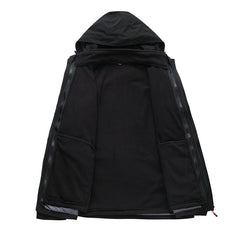 Men's Windproof Three-in-one Detachable Warm Jacket Loose Casual Jacket