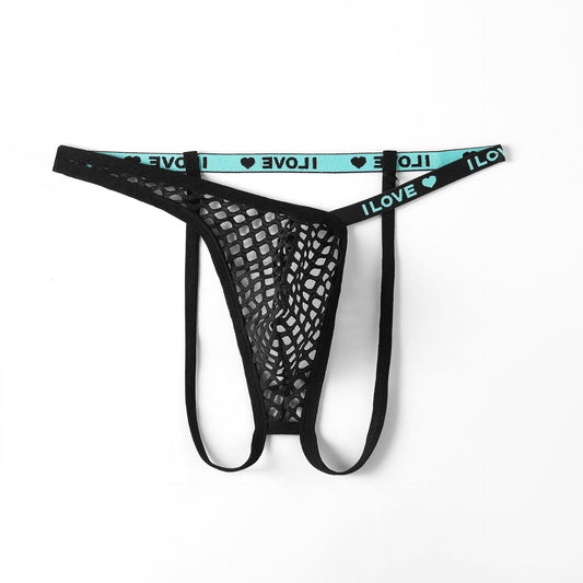 2025 Men's Sexy Transparent Mesh Thong