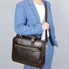 Men's Business Genuine Leather Briefcase