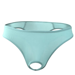 Men's Transparent Ice Silk Thong