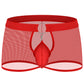 Men's New Sexy Mesh Transparent Boxer Briefs