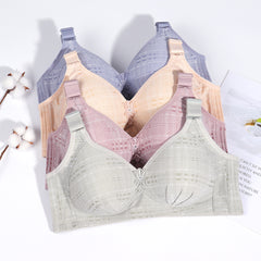 Plus Size Thin Comfortable Breathable Wireless Bra