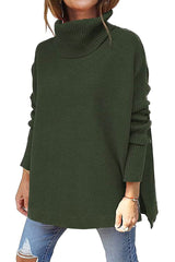 2023 Turtleneck Batwing Pullover Sweater
