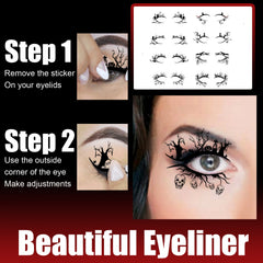 Halloween Makeup Tools Bat Spider Decorative Eyeliner Eyeshadow Sticker
