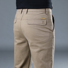 2024 Men's New Slim Straight High-end Cotton Casual Pants