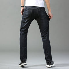 2024 New Men's Elastic Business Casual Jeans