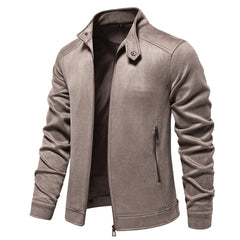 Men's New Style Trendy All-match Suede Jacket