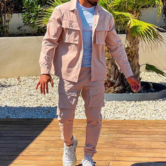 Men's Casual Fashion Slim Sports Suit