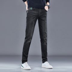 Trendy fashion stretch jeans