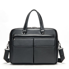 Men's Genuine Leather Handmade Casual Business Commuting Briefcase