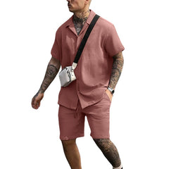 Men's New Casual and Comfortable Button Lapel Suit