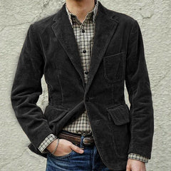 Trade corduroy single-breasted casual suit jacket
