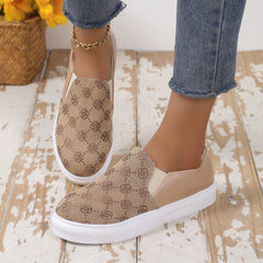 Large size new flat sequined loafers