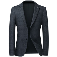 2024 New Men's Houndstooth Slim Business Casual Blazer