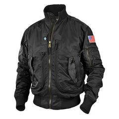 men's tactical stand collar jacket