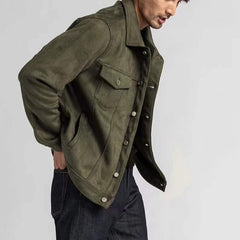 2023 New Suede Versatile Lapel Jacket