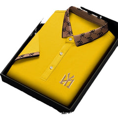 New high-end gentleman business loose POLO shirt