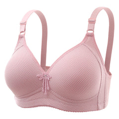 Push up wireless breathable bra