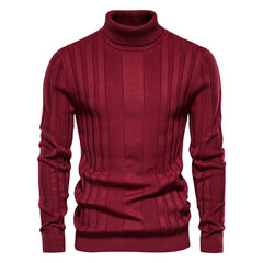 Turtleneck Casual Warm Solid Color Sweater