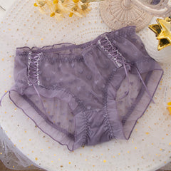 Mesh Quick-drying Breathable Lace Briefs